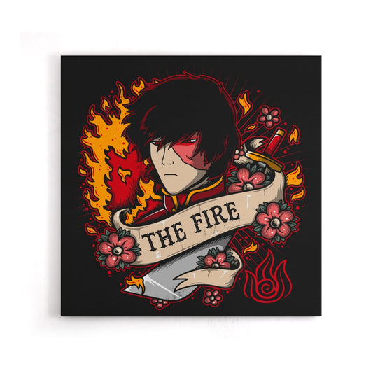 Fire Tattoo - Canvas Print