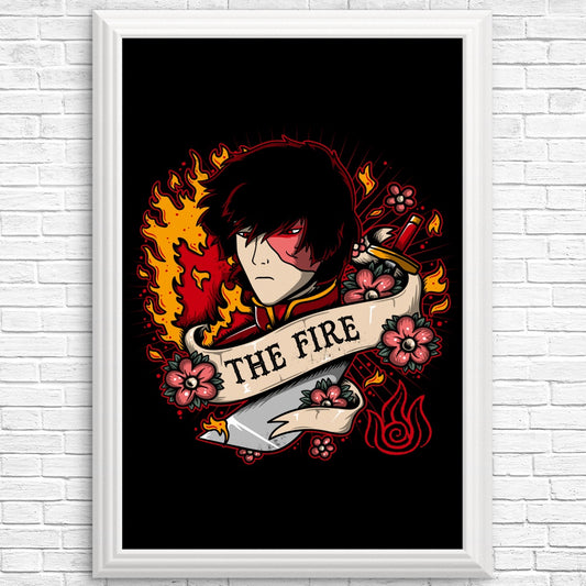Fire Tattoo - Posters & Prints