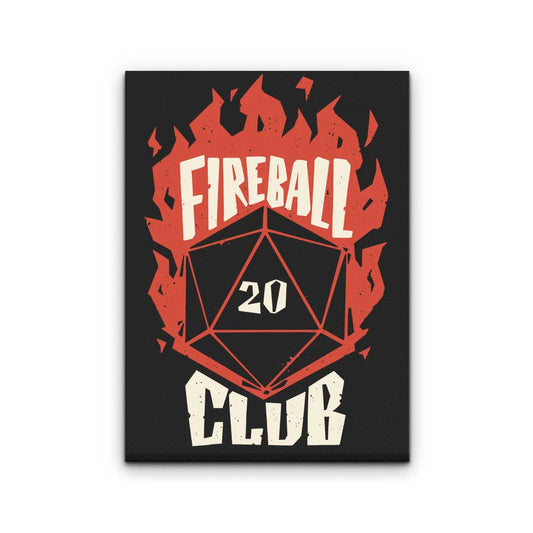 Fireball Club - Canvas Print