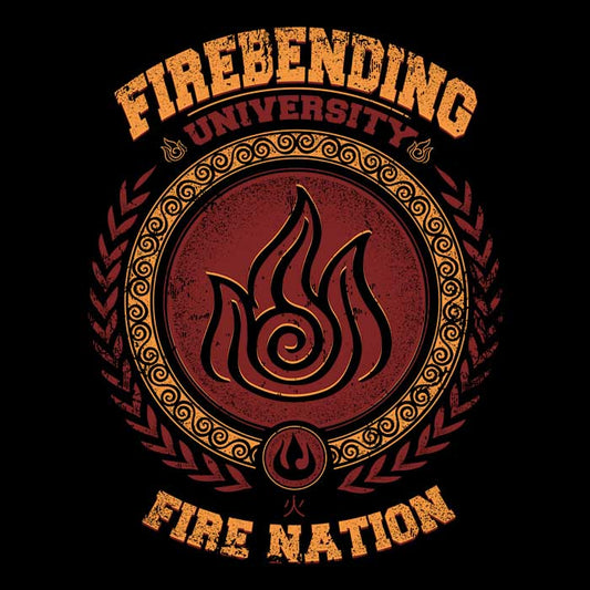 Firebending University - Throw Pillow
