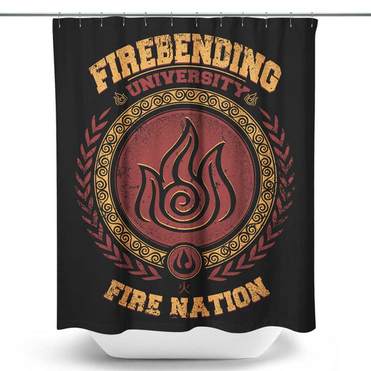 Firebending University - Shower Curtain