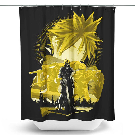 First Class Silhouette - Shower Curtain