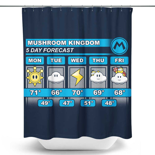Five Day Forecast - Shower Curtain