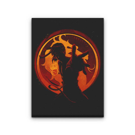 Flame Fist - Canvas Print