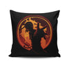 Flame Fist - Throw Pillow