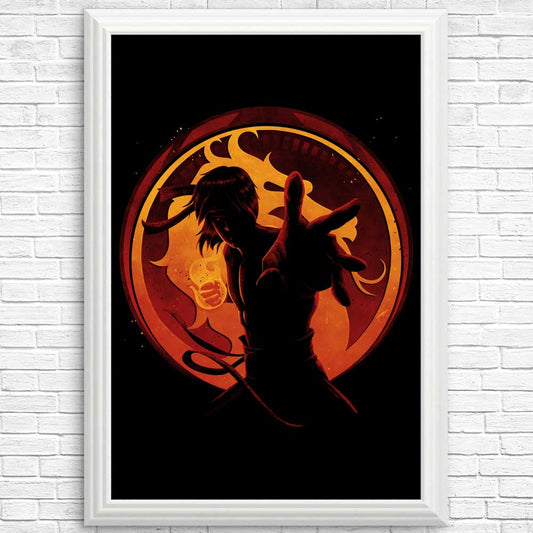 Flame Fist - Posters & Prints