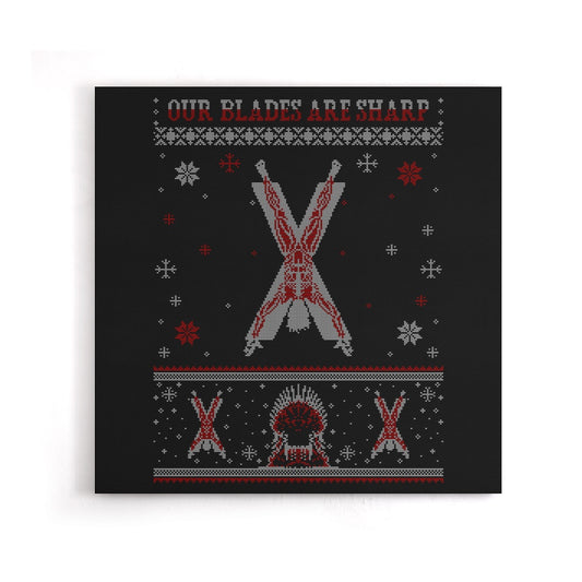 Flayed Man Sweater - Canvas Print