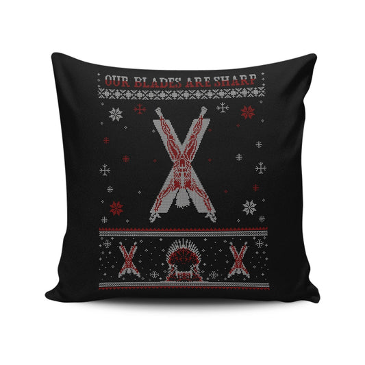 Flayed Man Sweater - Throw Pillow
