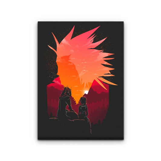 Flurry Landscape - Canvas Print