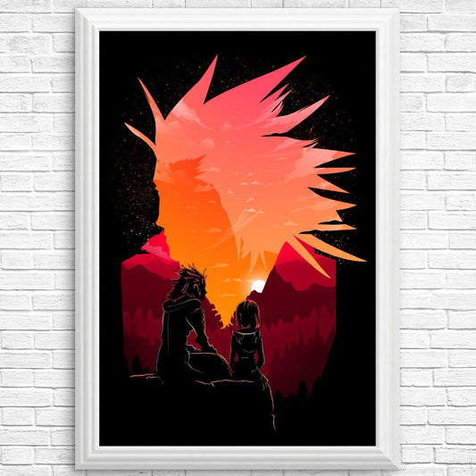 Flurry Landscape - Posters & Prints