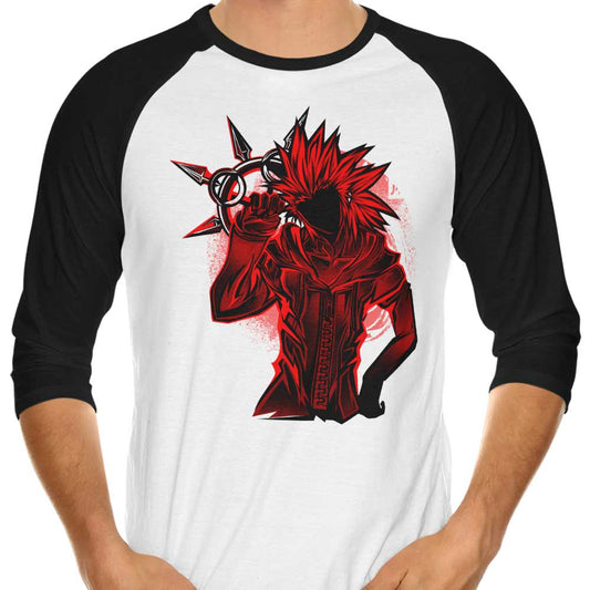 Flurry Silhouette - 3/4 Sleeve Raglan T-Shirt