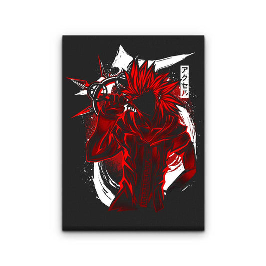 Flurry Silhouette - Canvas Print