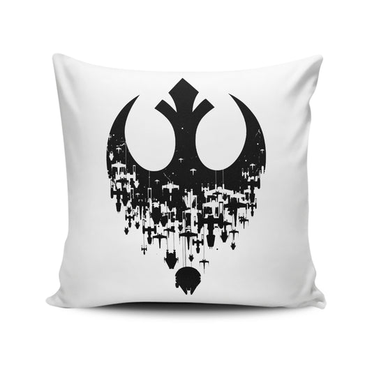 Fractured Rebellion (Alt) - Throw Pillow