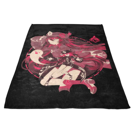 Fragrance In Thaw Hu Tao - Fleece Blanket