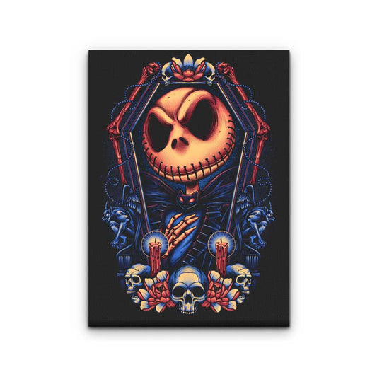 Framed Pumpkin King - Canvas Print