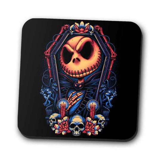 Framed Pumpkin King - Coasters