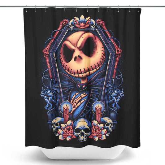 Framed Pumpkin King - Shower Curtain