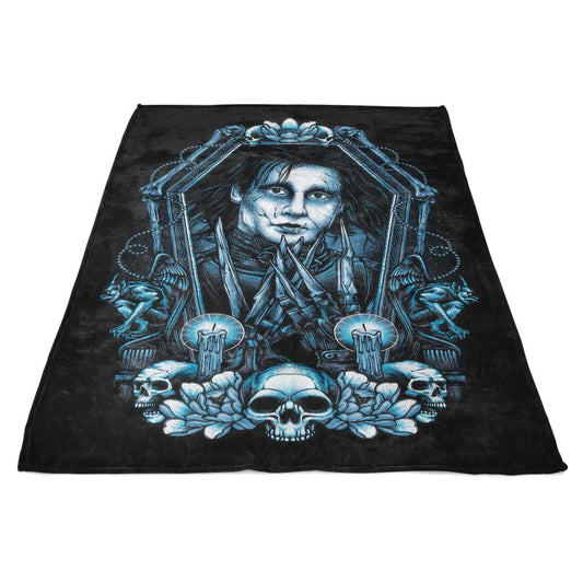 Framed Scissors - Fleece Blanket