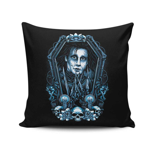 Framed Scissors - Throw Pillow