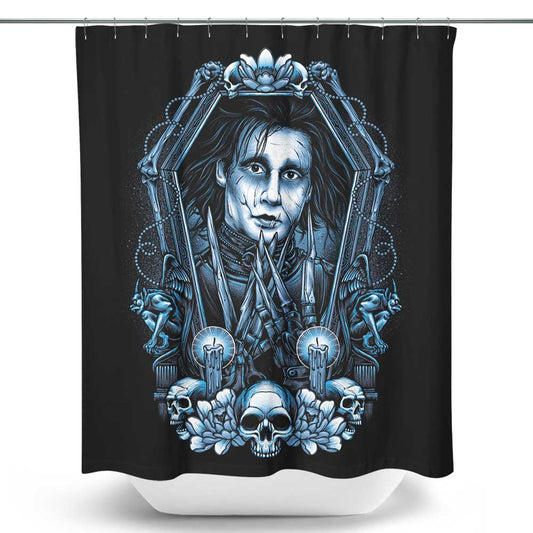 Framed Scissors - Shower Curtain