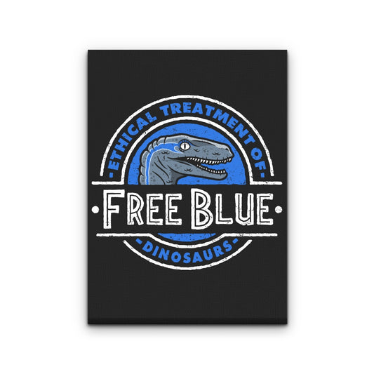 Free Blue - Canvas Print