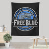 Free Blue - Wall Tapestry