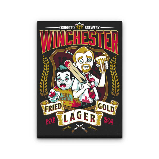 Fried Gold Lager - Canvas Print