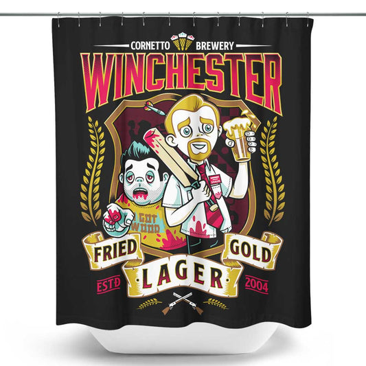 Fried Gold Lager - Shower Curtain