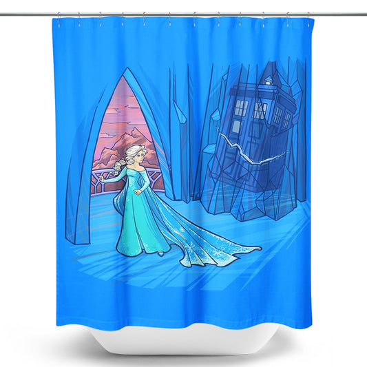 Frozen in Space and Time - Shower Curtain