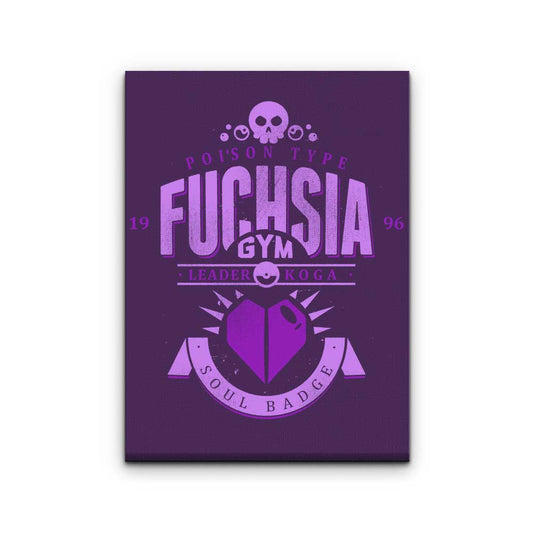 Fuchsia City Gym - Canvas Print