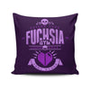 Fuchsia City Gym - Throw Pillow