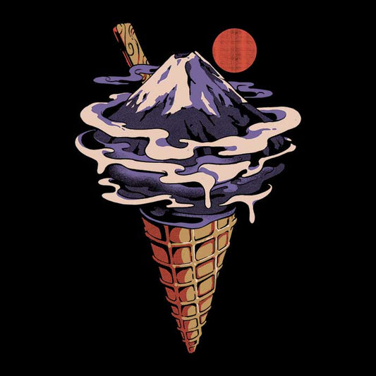 Fuji Ice Cream - Fleece Blanket