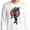 Galactic Bounty Hunter Sumi-e - Long Sleeve T-Shirt