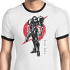 Galactic Bounty Hunter Sumi-e - Ringer T-Shirt