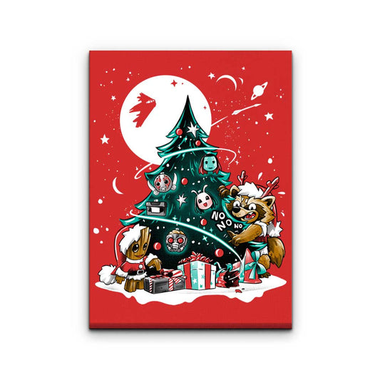 Galaxy Christmas - Canvas Print
