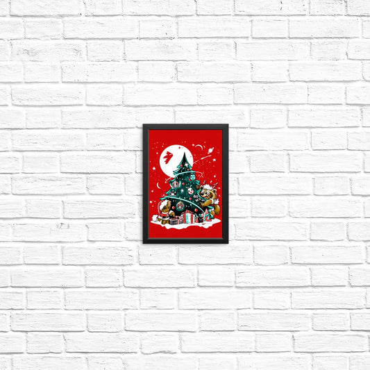 Galaxy Christmas - Posters & Prints