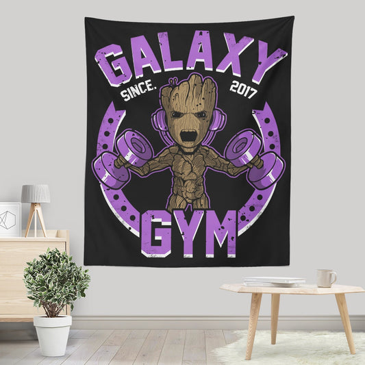 Galaxy Gym - Wall Tapestry