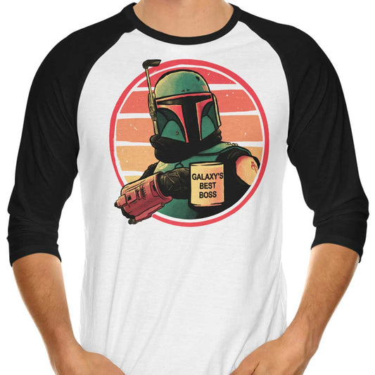 Galaxy's Best Boss - 3/4 Sleeve Raglan T-Shirt