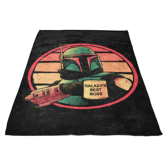 Galaxy's Best Boss - Fleece Blanket