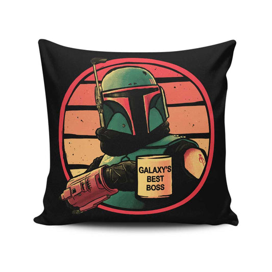 Galaxy's Best Boss - Throw Pillow