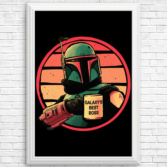Galaxy's Best Boss - Posters & Prints