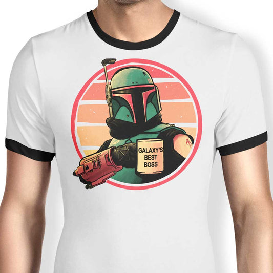 Galaxy's Best Boss - Ringer T-Shirt