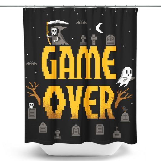 Game Over - Shower Curtain