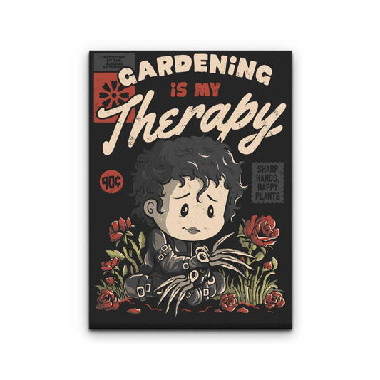 Gardening is My Therapy - Canvas Print