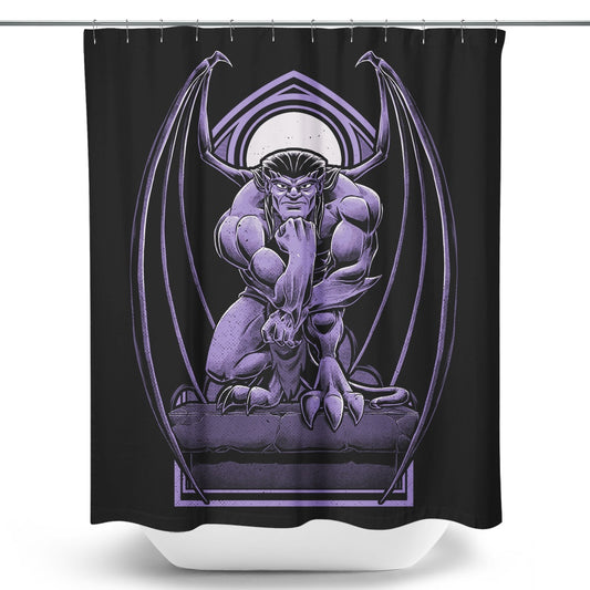 Gargoyle Statue - Shower Curtain