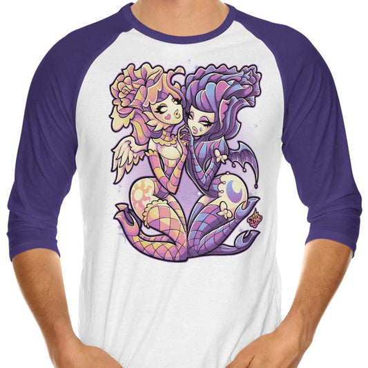 Gemini - 3/4 Sleeve Raglan T-Shirt