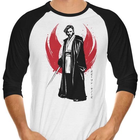 General Sumi-e - 3/4 Sleeve Raglan T-Shirt