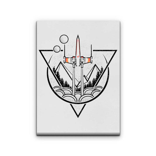 Geometric Wars - Canvas Print