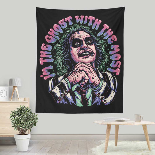 Ghost with the Most - Wall Tapestry