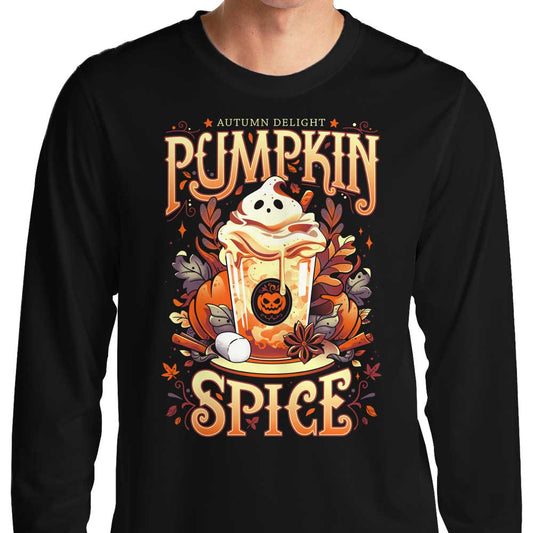 Ghostly Pumpkin Spice - Long Sleeve T-Shirt